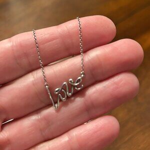 Tiffany Paloma Picasso Graffiti Love Necklace